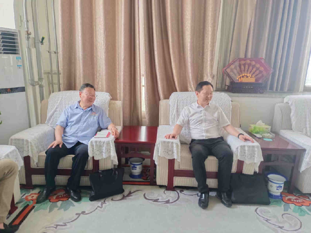 中新红外（武汉）有限公司及县级领导到企参观指导